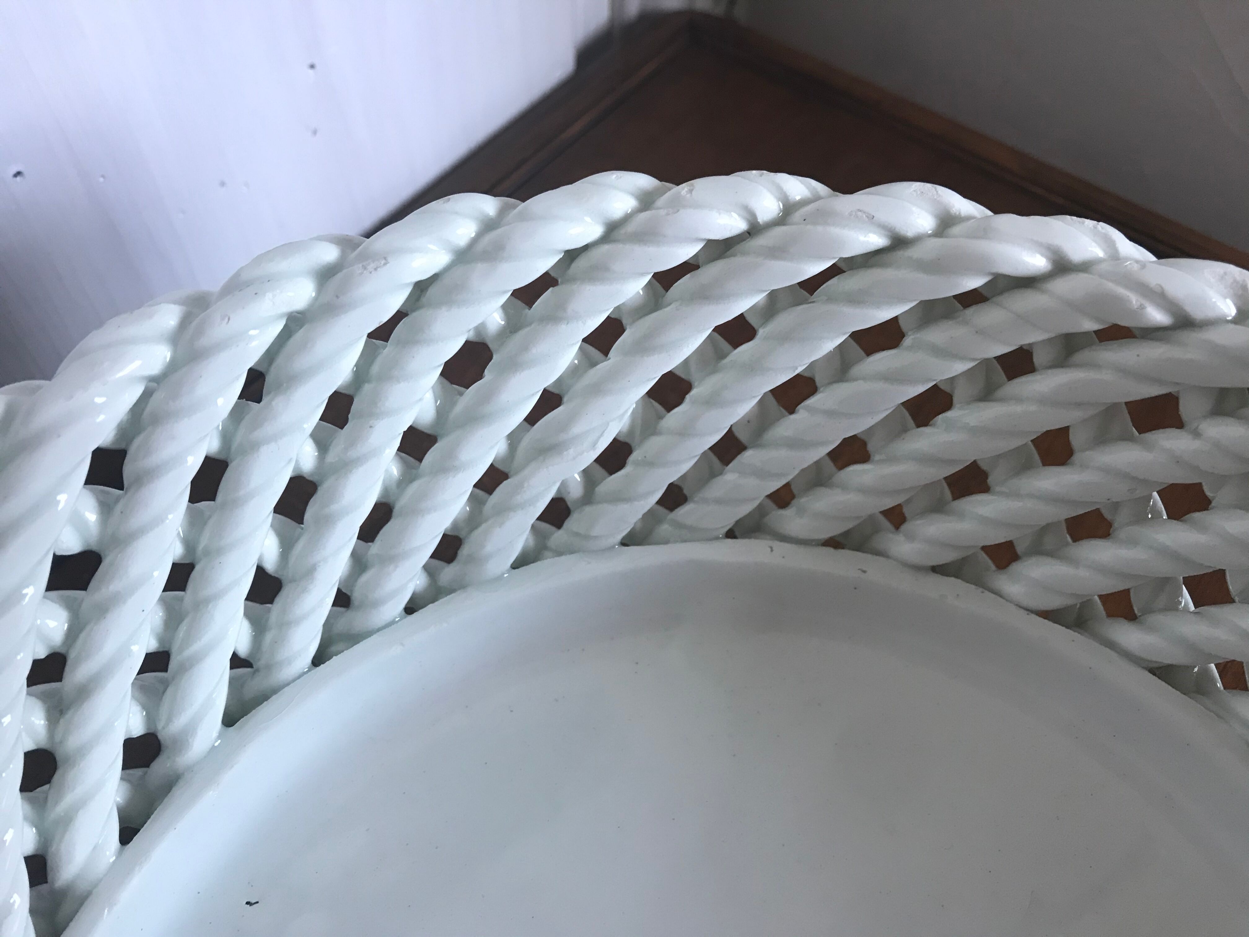 Braided ceramic cut
