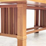 Table à manger Frank Lloyd Wright « 608 Taliesin » signée Cassina, 1986