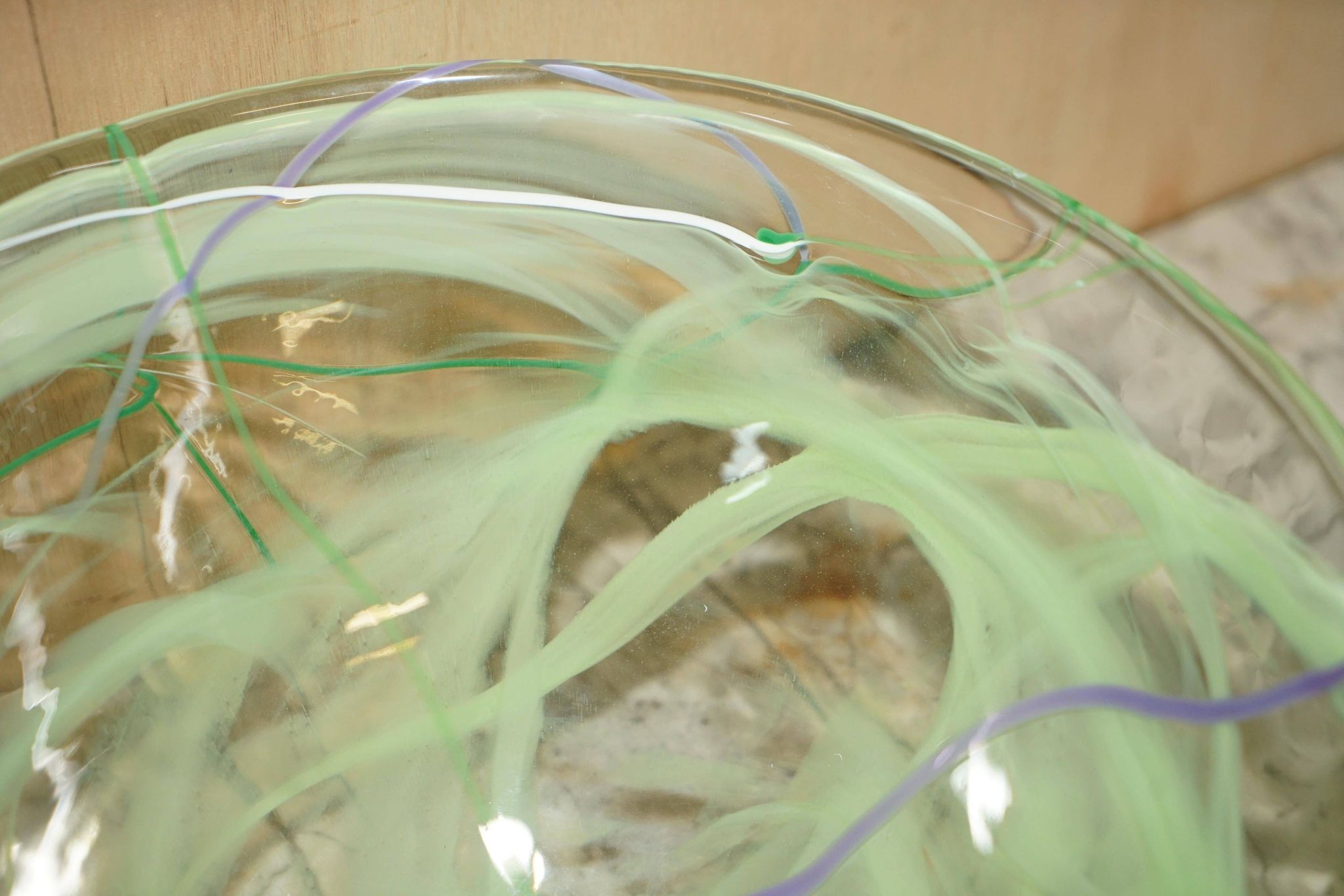 Kosta Boda decorative bowl in glass by Anna Ehrner