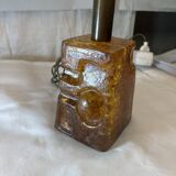 vintage fractal resin lamp 60s/70s