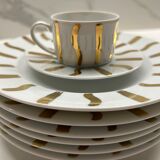 Serice dessert 6 plates and 6 cups asa selection