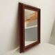 Miroir vintage en bois massif, années 60-70
