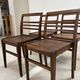 Four chairs from the Reconstruction design by René Gabriel, model 103.
