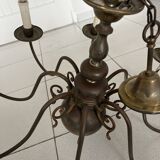 Lustre ancien en bronze
