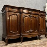 Sideboard stamped in louis xv style in walnut circa 1880
