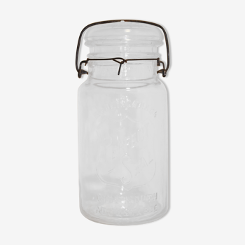 "Perfect Seal" canned glass jar