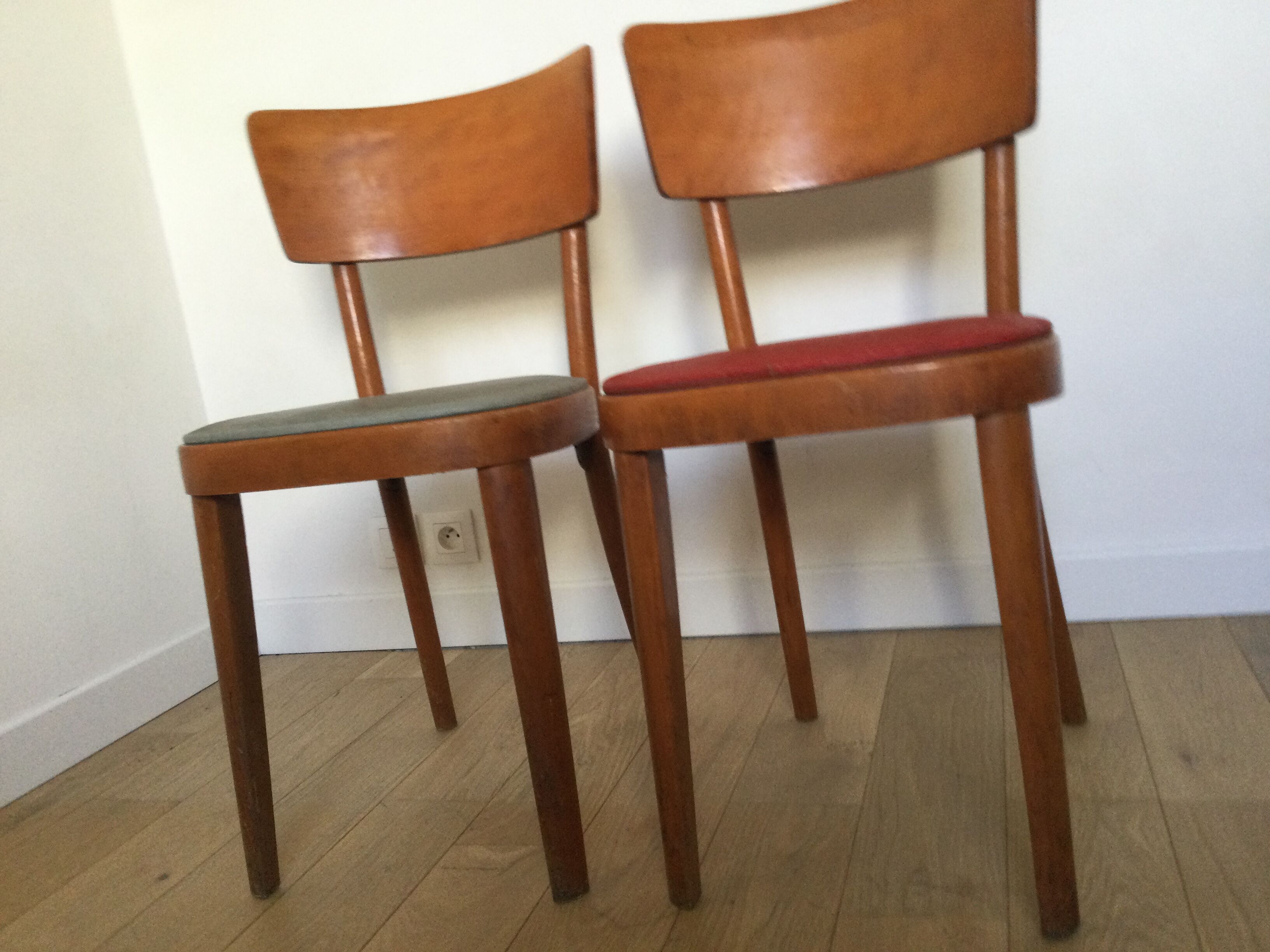 Vintage retro bistrot chairs