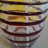 Glass vase late 1900s