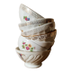 7 mismatched porcelain rib bowls