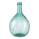 Old dame-jeanne signed v. ayelense - luminous turquoise glass