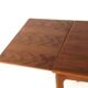 Table à manger danoise rectangulaire extensible 'Lendum'