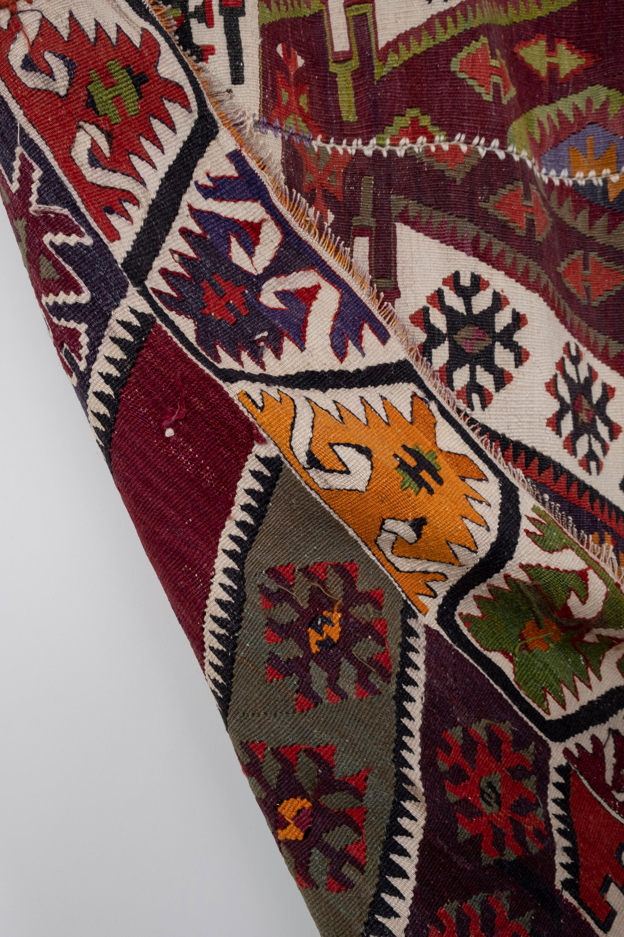 Turkish Kayseri Kilim Rug 173 x 403 cm