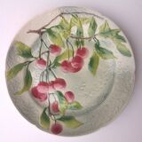Old barbotine plate, St Clément factory