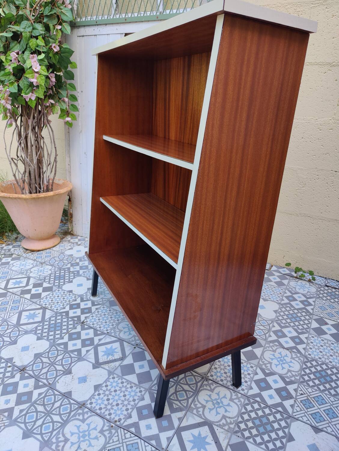 Bibliothèque vintage style mid-century modern