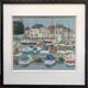 Gouache by Henri REITER (born in 1938). Normandy port.