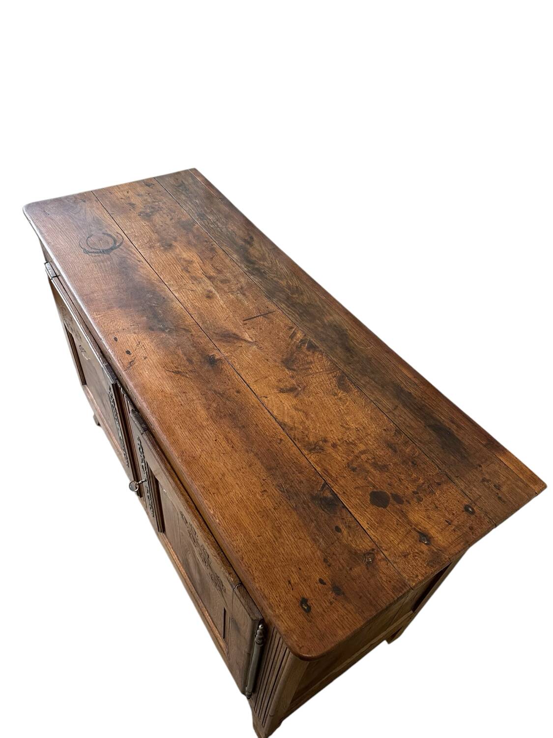 2-door solid oak sideboard