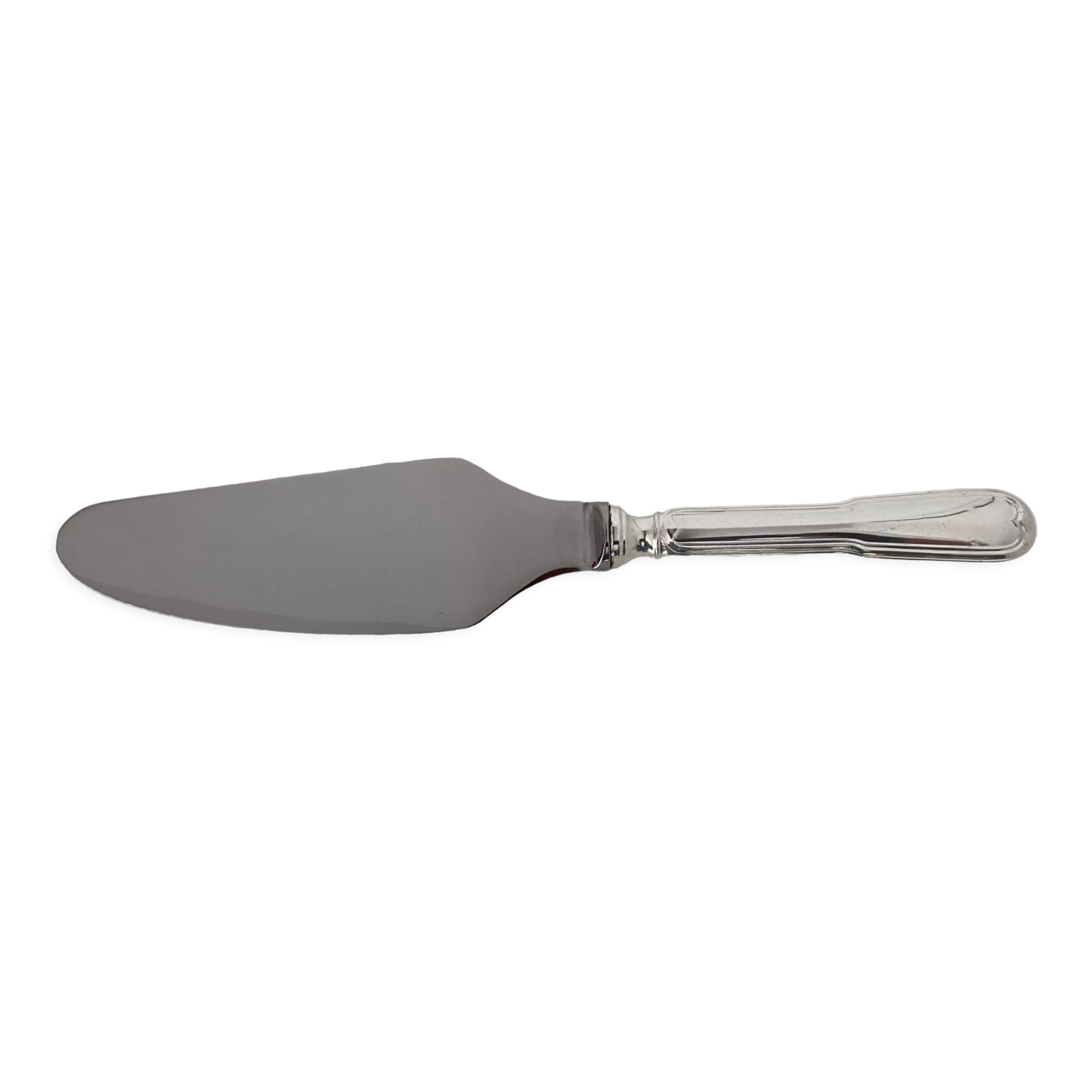 Silver metal pie knife