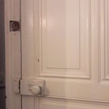 Old Haussmannian door 83x219.5cm with glazed transom frame.