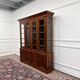 Classic English Bookcase with Glass Doors