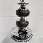 Vintage glass globe lamp / pendant lamp by Carlo Nason for Mazzega
