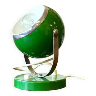 Green lamp "eyeball", germany 1970s, vintage