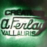 Plat vallauris - creation albert ferlay - 50s