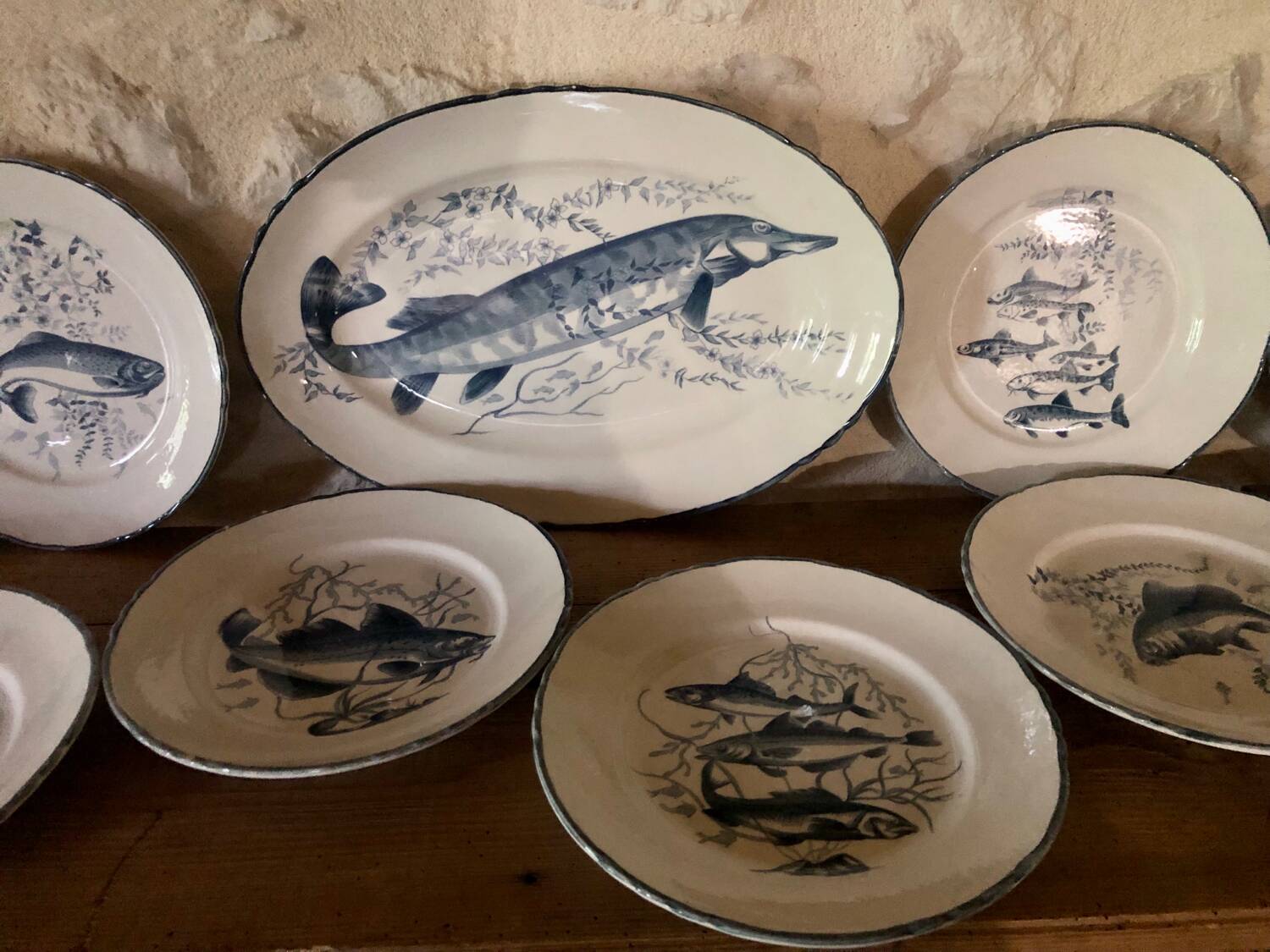 Fish service at Moulin Des Loups