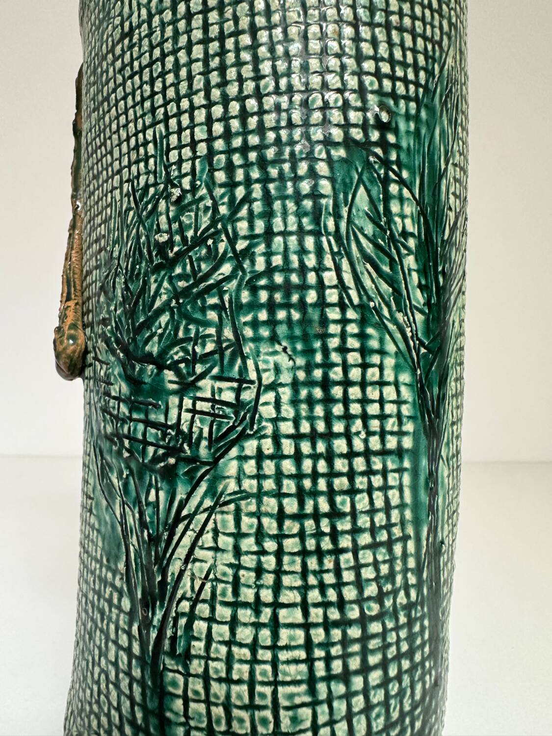 Glazed ceramic vase, 1970