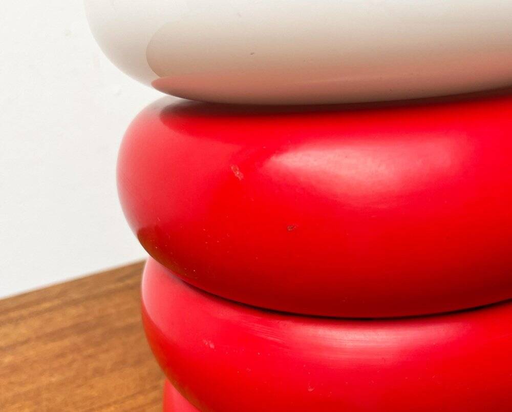 Giant table lamp or floor lamp in the shape of a light bulb from the mid-century German space age by Ingo Maurer for M Design, 1960s.