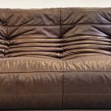 Togo 3-seater leather chair by Michel Ducaroy