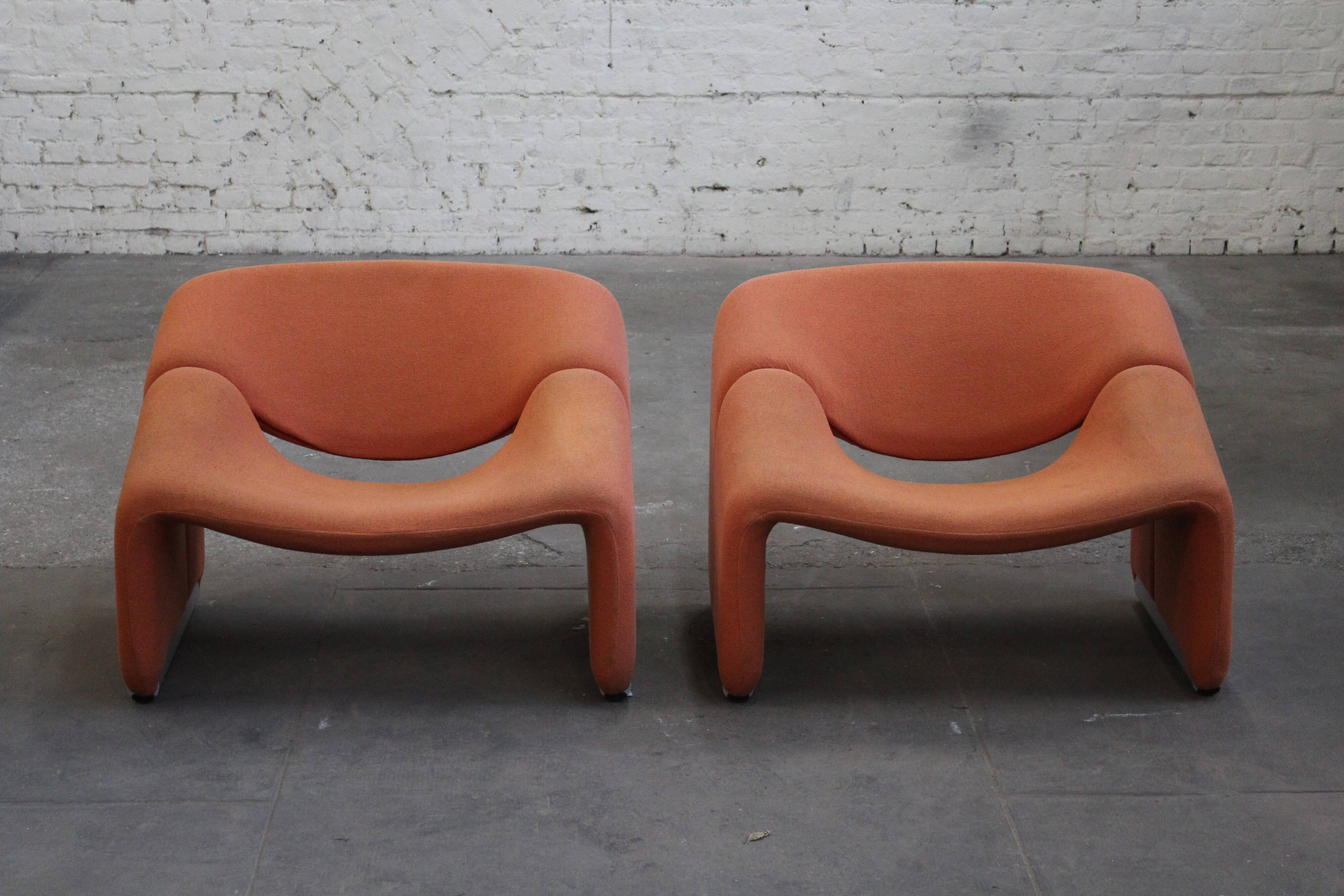 Pair of armchairs Groovy of Pierre Paulin