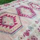 Vintage Turkish hallway rug 86x405 cm