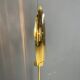 Modernist italian brass floor lamp, 1980s