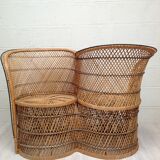 Confident rattan sofa