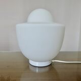 Italian lamp in white opaline, 1970s