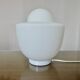 Lampe Italienne en opaline blanche, années 70