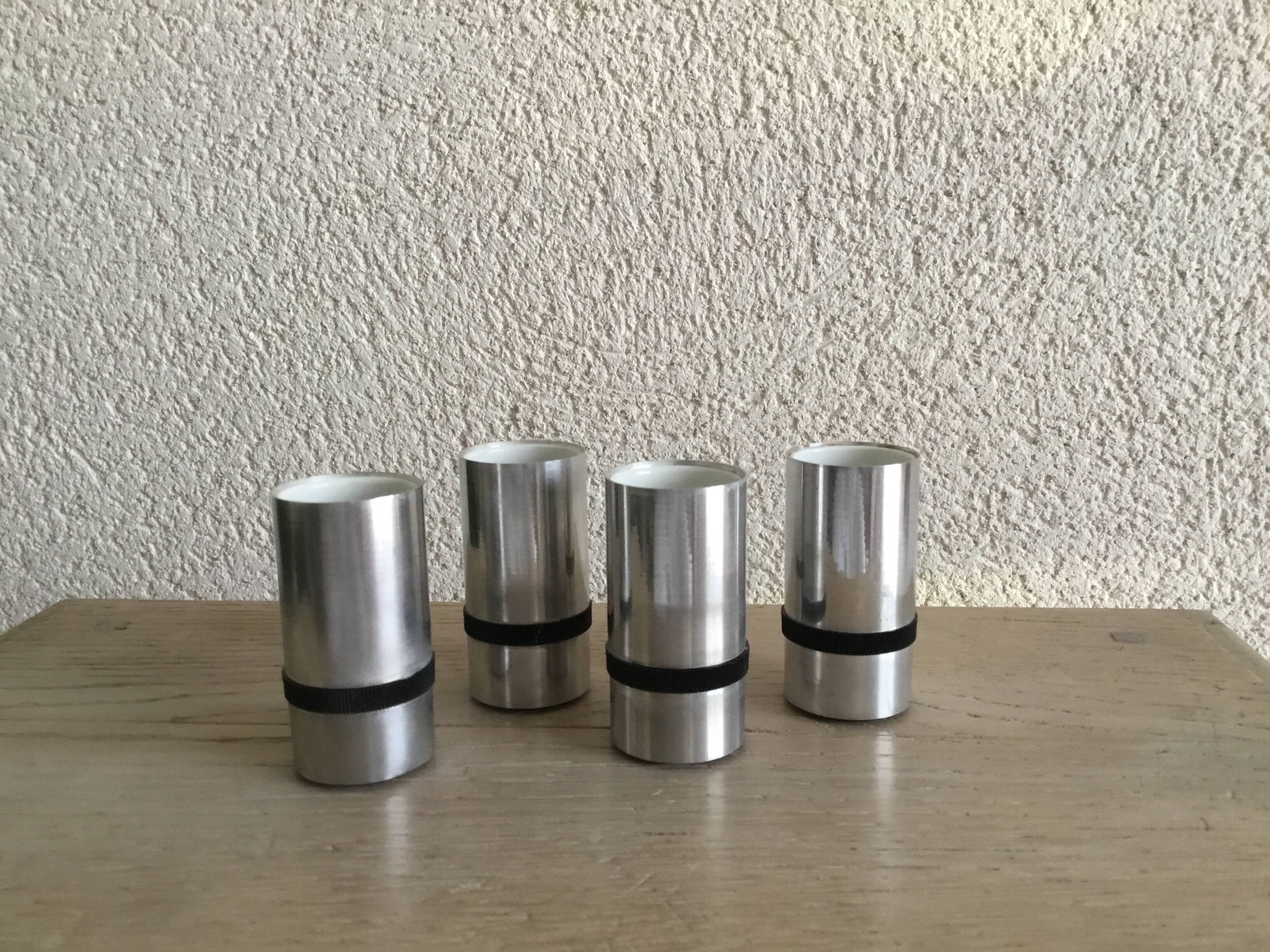 4 small glasses