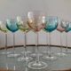 Série de 10 verres à pieds vintage 