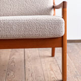 Canapé deux places, Ole Wanscher pour France & Son, série Senator, en teck