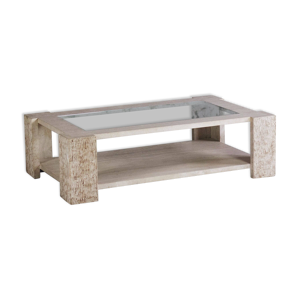 Table basse en travertin - claude