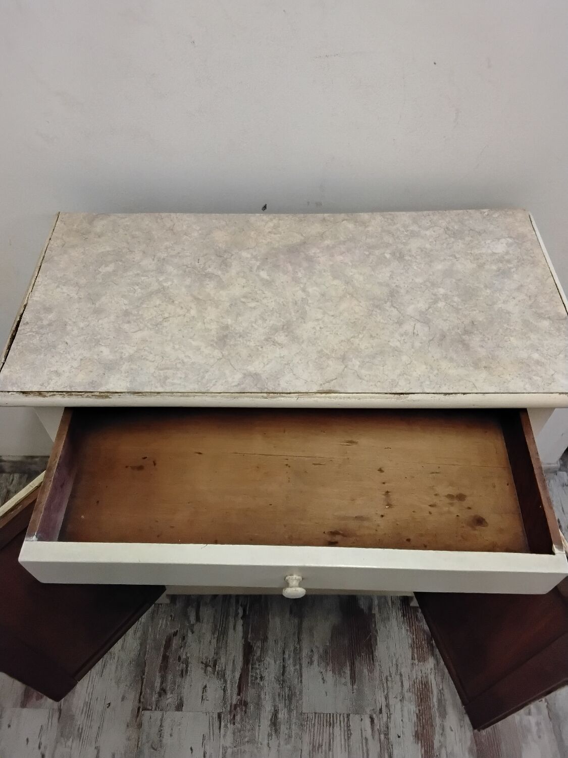 Old wooden Parisian buffet