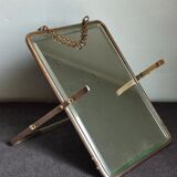 Beveled barber mirror 21x25cm