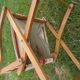 Chaise pliante toile 1940 1950 camping