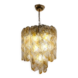 Torciglioni, Hanging Light by Mazzega, 1970s