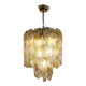 Torciglioni, suspension lumineuse de Mazzega, années 1970