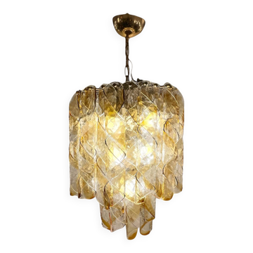 Torciglioni, Hanging Light by Mazzega, 1970s