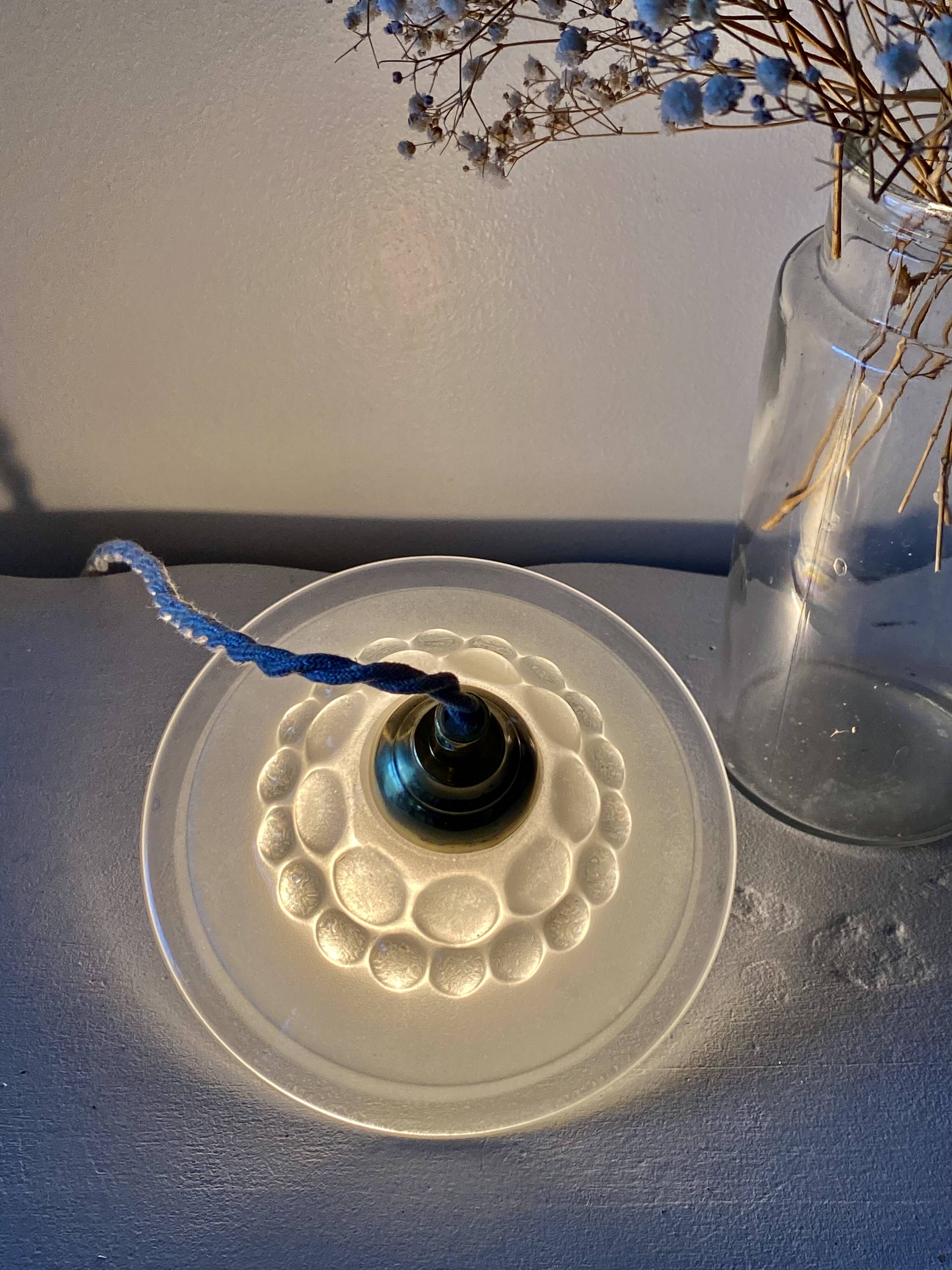 Vintage “bubble” pendant light