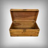 Marine trunk in camphor wood, India – Late 19th century