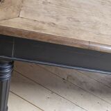 Louis Philippe notary office in oak, 1900 period - 1m49