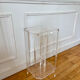 Plexiglass pedestal David Lange